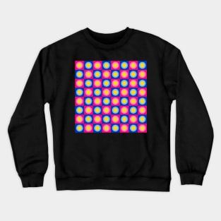 retro geometrical pop art pattern Crewneck Sweatshirt